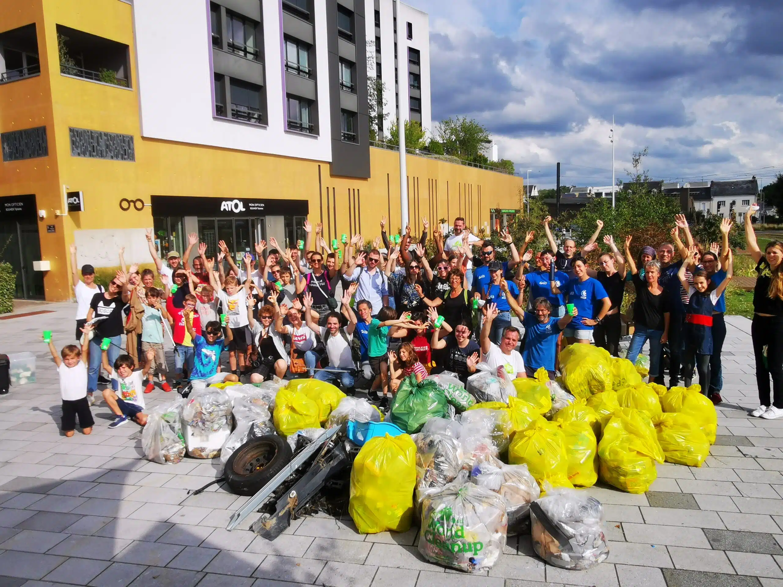 la propreté à Nantes passe par nos actions World Clean Up Day