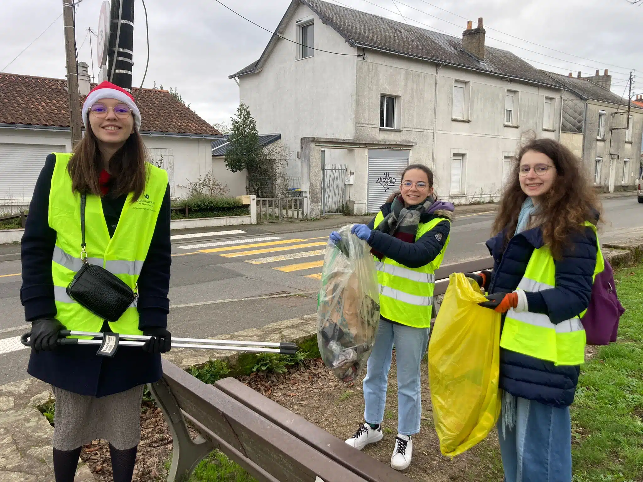 collecte de déchets lycée